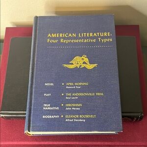 Vintage American Literature Four Representative Types Hardcover Book‎ 1964